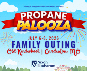 Celebration graphic with the text Propane Palooza Family Outing at Old Kinderhook