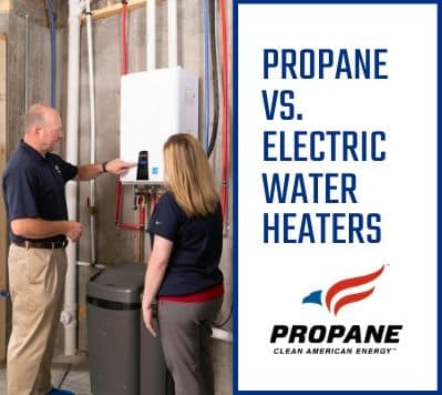 Programming a propane water heater