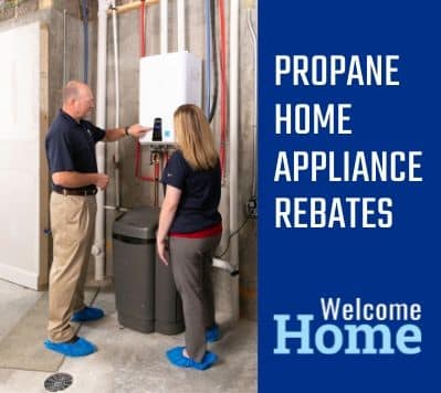 propane water heater and technicians