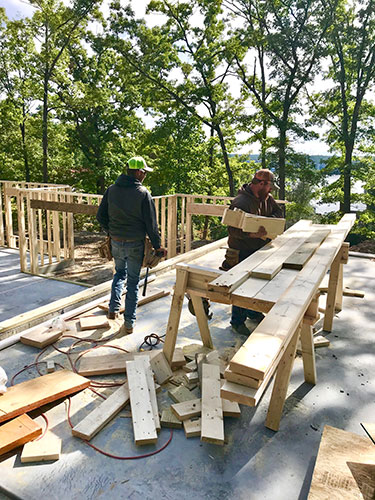 Cutting Lumber for the Frame