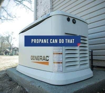 Propane Can Do That Generac propane backup generator