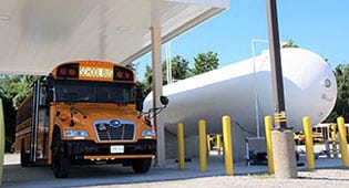 Independence propane school bus