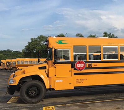 Kansas City propane school buses