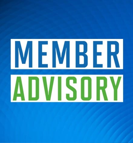Member Advisory