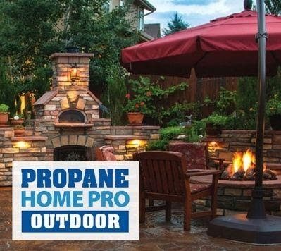 Propane powered outdoor kitchen Propane HomePro outdoor