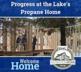 Progress at the Propane Lake Home