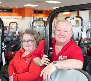 Julie Fisher and Scott Muehihauser of Scott's Power Equipment