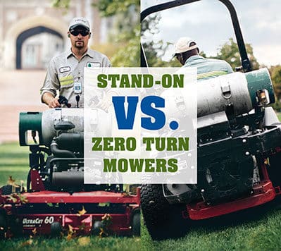 Stand on Vs. Zero Turn Mowers