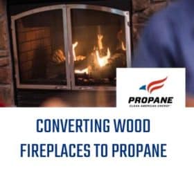 Converting Wood Fireplaces to Propane